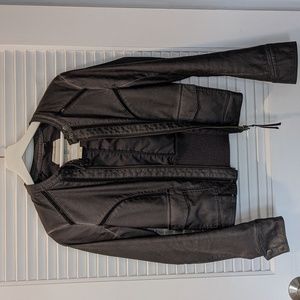 Anthropologie x Hei Hei Vegan Leather Crop jacket